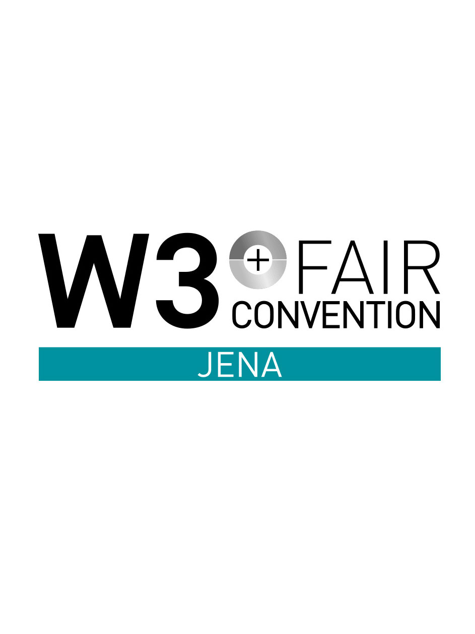 Logo der W3+ Fair Convention in Jena